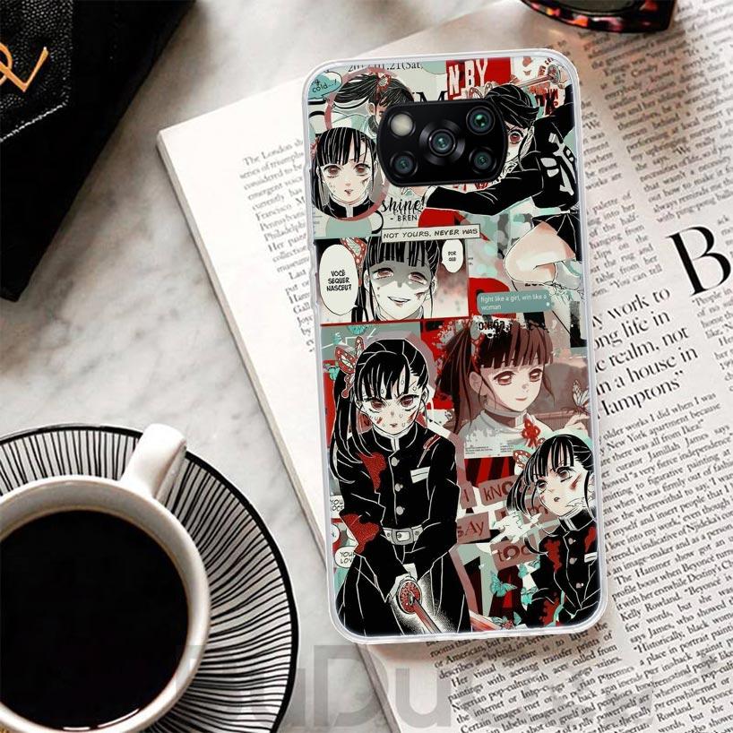 Demon Slayer Anime Kimetsu No Yaiba Cover For Xiaomi Mi 11T 10T 9T Pro 11 Lite Phone Case 12 12X 10 9 8 11i 6X 5X Ultra 5G Print