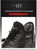 Men's Old Beijing Velvet Lined Winter Shoes - Soft Sole, Warm, Ideal for Middle-Aged & Elderly Walking
