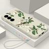 Cartoon Lucky Flower Case For Samsung S26 S25 Ultra S24 S23 S22 Plus S21 FE A15 A16 A17 A35 A36 A54 A55 A56 5G Soft Silicone Cover