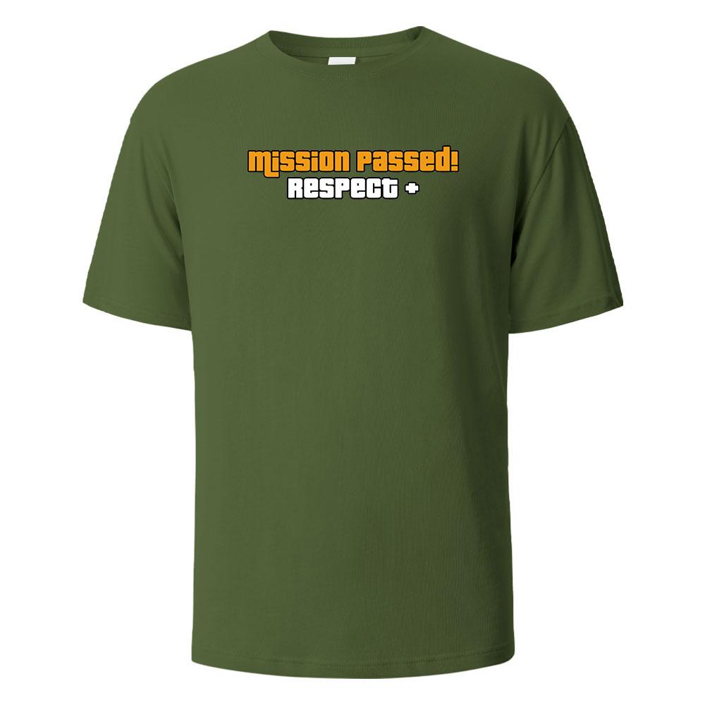 Mission Passed Print t shirts 100 Cotton Summer Tees For Men Women Oversize Casual Tops t shirts