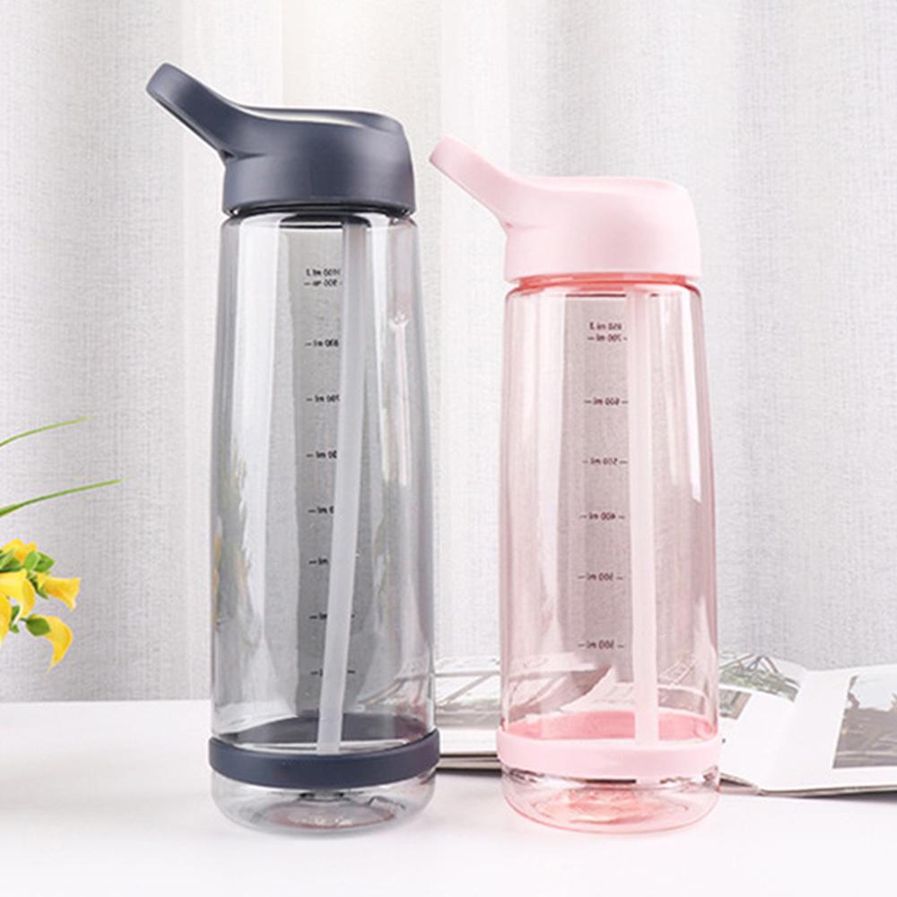 Sticle de apă mari cu paie de 1000 ml de vară fără BPA, rezistente la scurgeri, de înaltă calitate, unică, frumoasă și cea mai izbitoare sticle de ravel