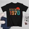 Vintage 1970 Legends Were Born In Retro 70s Style Birthday Unisex Tshirt Tees Tshirt Oneck T Shirts Unisex Clothing 100 Cotton