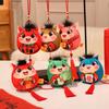 Mascot Dolls Plush Horse Keychain Cute Chinese New Year Gift Zodiac Pony Figurine  Home Decoration