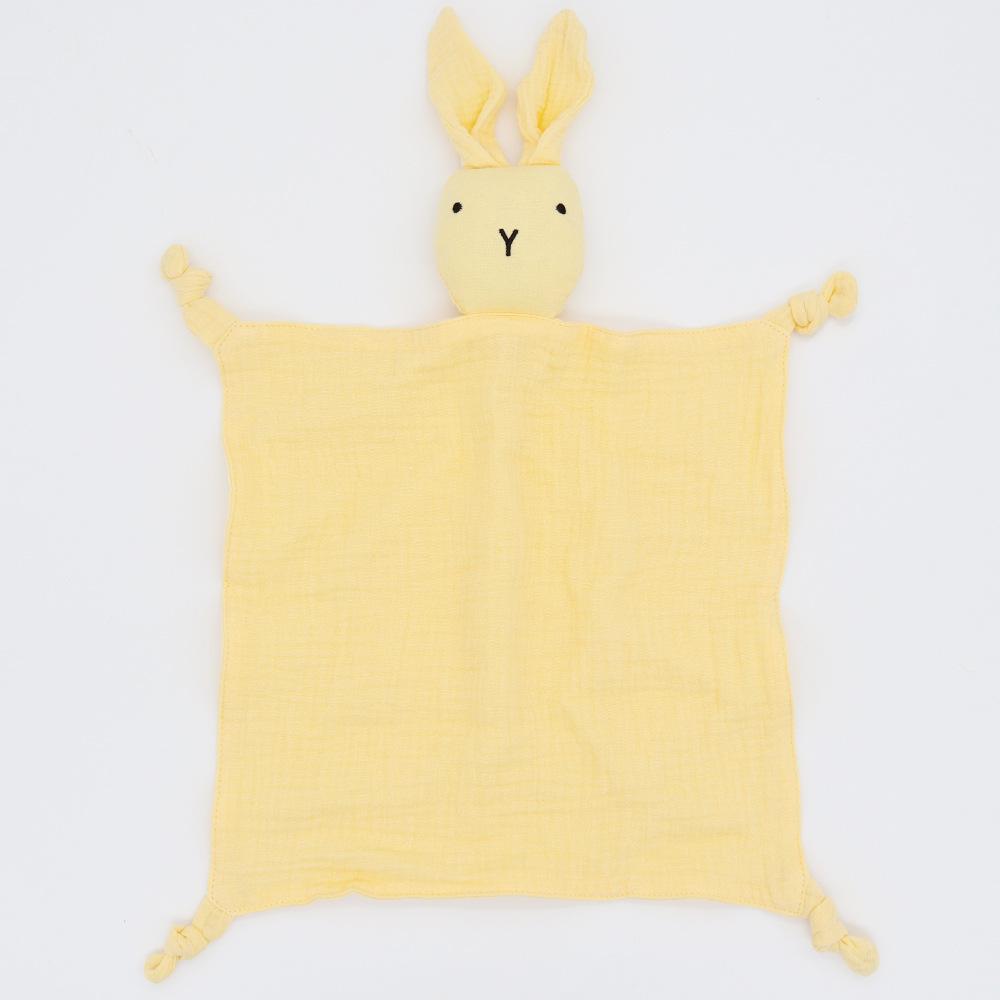 

Трансграничное муслиновое комфортное полотенце для новорожденных: Милое одеяло-компаньон для сна из чистого хлопка с кроликом