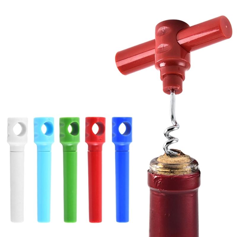 Portable Wine Cork Opener Mini Cork Screw Restaurant Wine Bottle Travel Gifts