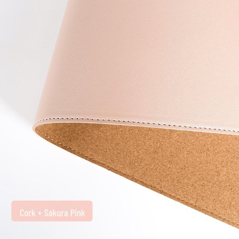 

Нескользящие коврики для стола и бара из искусственной кожи с пробковыми подставками 30*24CM