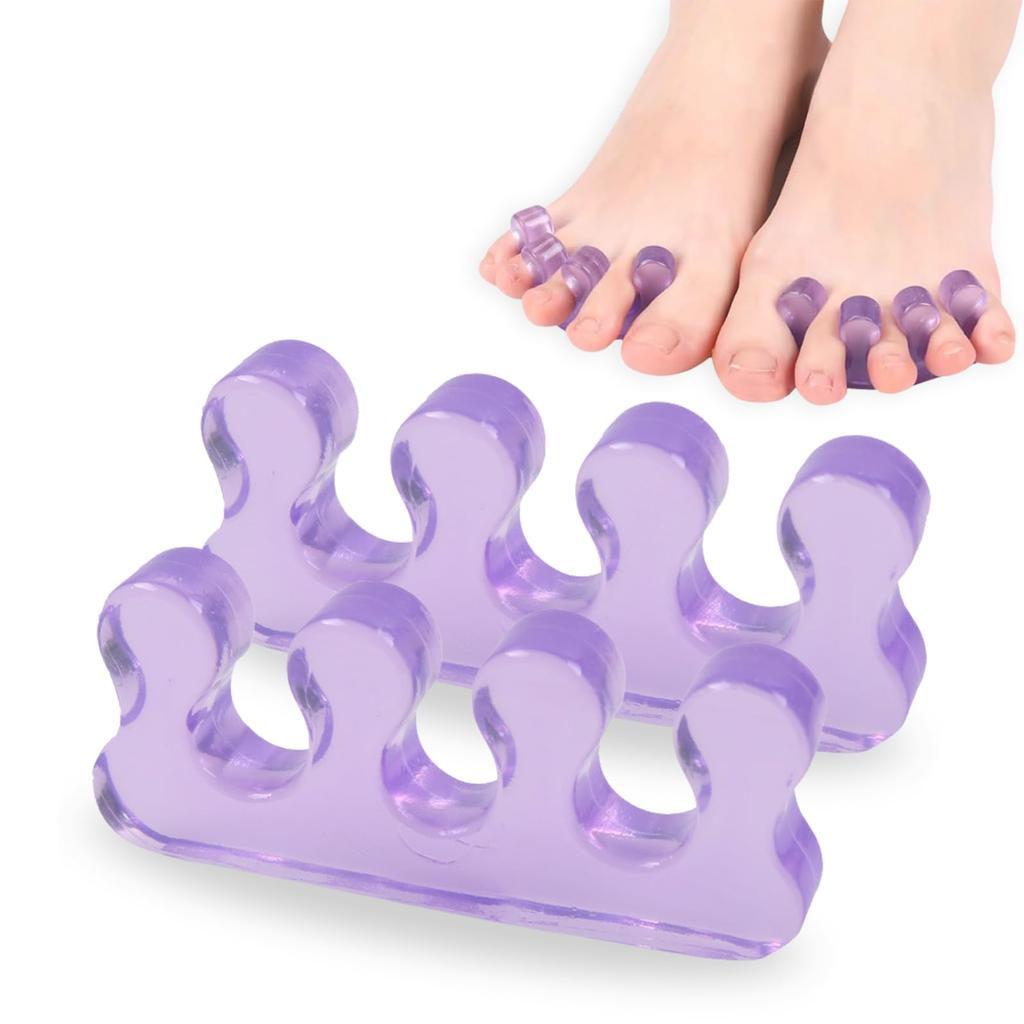 Toe Toe Spreading Toe Easy To Put On and Take Soft Silicone Easy To Put On and Take Soft of Unisex PureSino Supporter, Goods, Pads, Off, Material,
