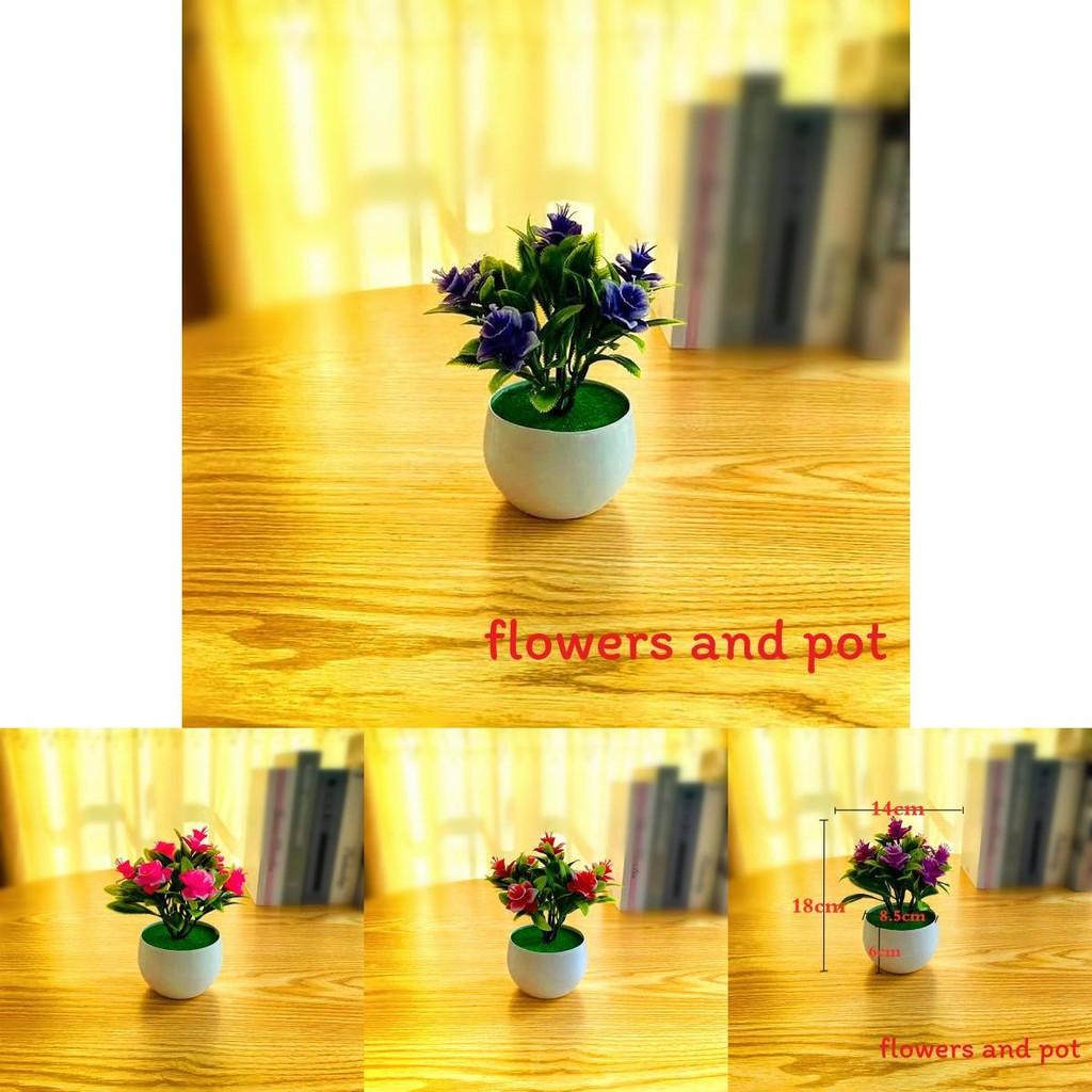 Fake Narcissus Flower Pot With Injection Molding For Interior Decoration