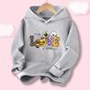 Kids Pullover Hoodie Lovely Cartoon Ghost Pumpkin Bat Halloween Graphic Sweatshirt Long Sleeve CasualSport Top Autumn Winter Home And Outdoor Outfit