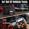 KONNWEI KW208 Battery Tester 12V Automotive Battery Charger Inspection Tools 100 to 2000CCA Cranking Charging Circut Analyzer