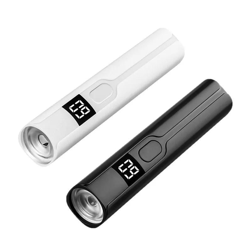 Portable UV Nail Dryer with Digital Power Indicator Timer Quick Drying USB Rechargeable Mini Nail Curing Lamp