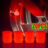 Luminous Tire Valve Caps Multi-color Fluorescent Night Glowing Decor Motorcycle Bike Wheel Nozzle Dustproof Tyre Valve Stem Cap Stem Caps1