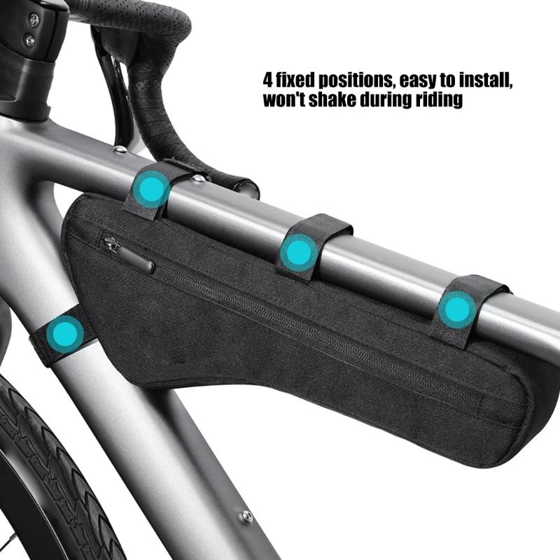 Bicycles Triangles Bag Bike Front Tube Frame Saddles Storage Bag Durability Cycling Pouches Bicycles Accessories