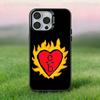 O-One Tree H-Hill Heart TV  Black Phone Case Compatible with iPhone 17 16 15 14 13 12 11, Pro, Max, Plus, E, Air, Mini