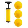 Viminston Roundnet Game Ball Replaceable Competitive Balls Mini Volleyball 6-Pack with Pump