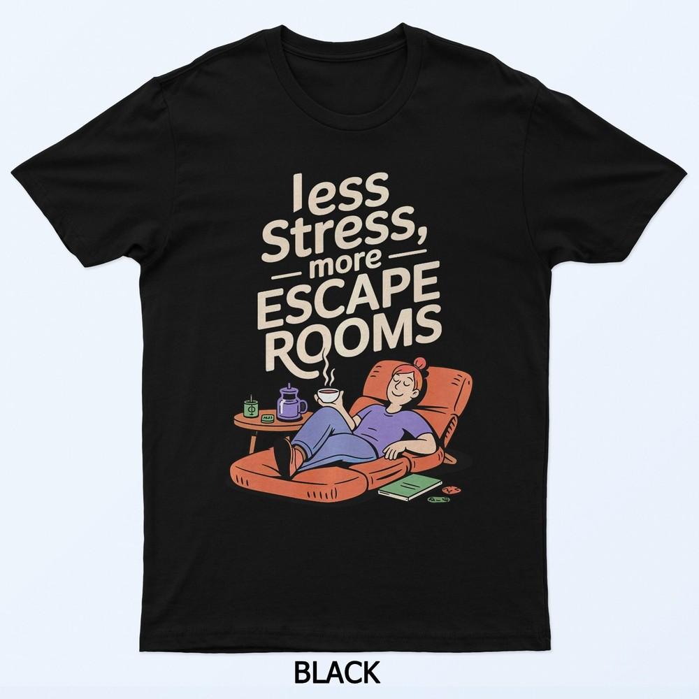 Escape Room Enthusiast Puzzle Solving Stress Relief T-Shirt