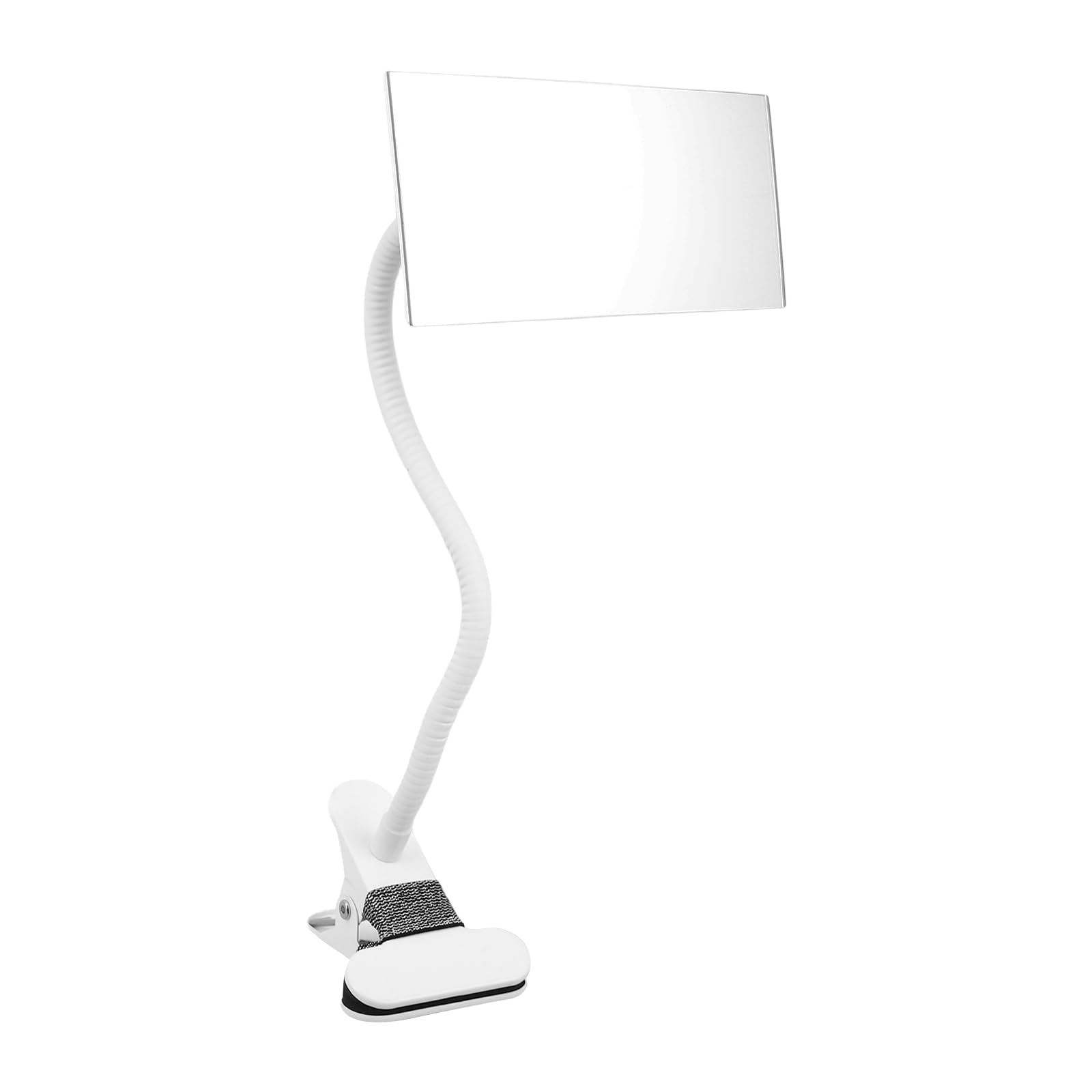 

Ciieeo Desk Rearview Mirror Office Mirror for Computer Desk with Adjustable Portable Makeup Mirror for Cubicle - Mirror, Clip-on Clip, белый