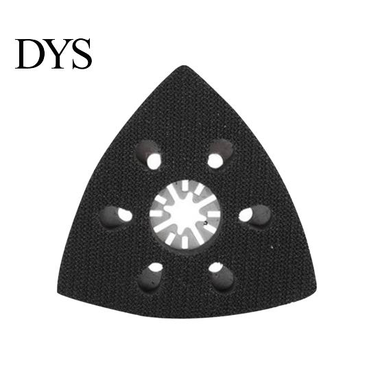 Schleifteller Stützteller 90mm Schleifpapier 6 Löcher Schnellverschluss Oszillierklinge Universalsäge Dreieckssäge für Holzbearbeitung