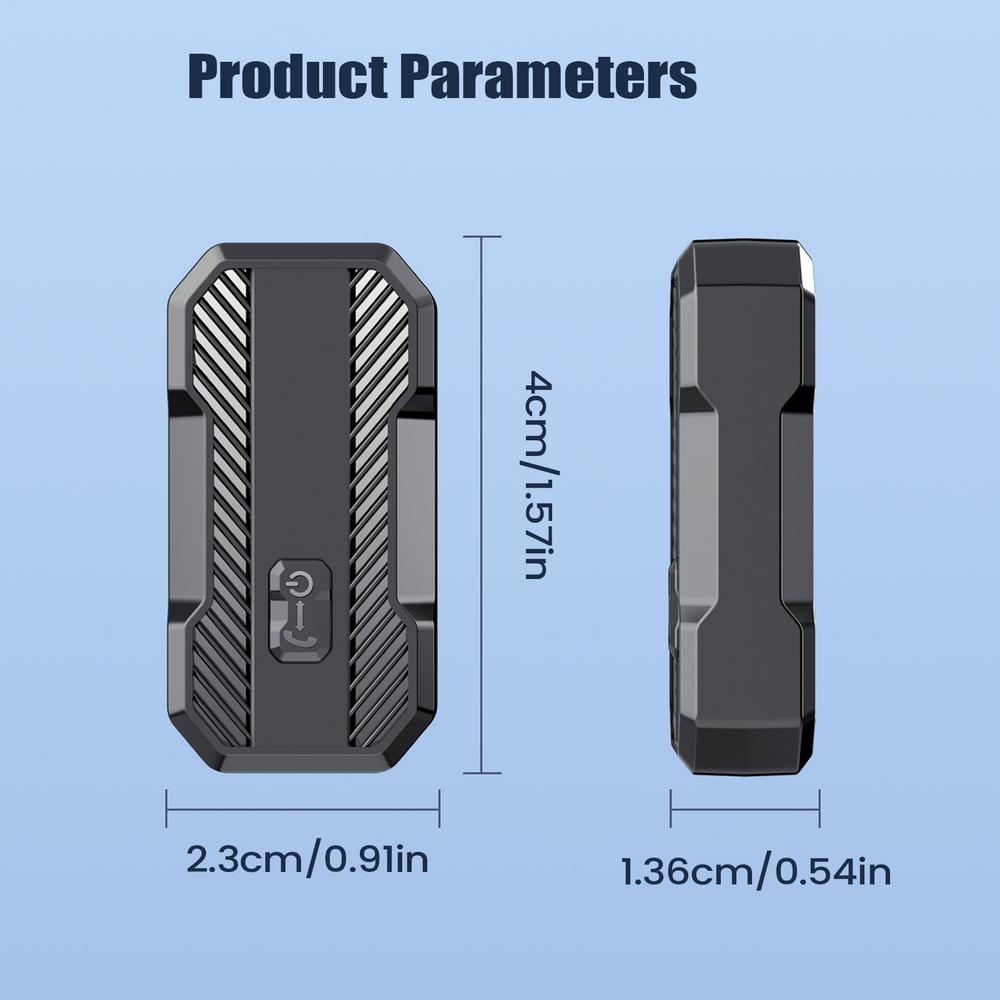 

Wireless Audio Transmitter And Receiver 2-in-1 Noise Cancelling Adapter Wireless Music Adapter for Car Travel Home Stereo чорний