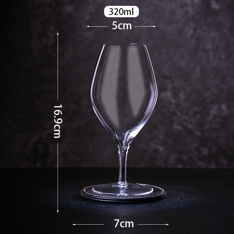 320ml Kimura Ultrathin Crystal Wine Glass Handmade Ultra Thin Aperitif Sparkling Wine Glass Tulip Goblet Soda Drink Cup 1PCS