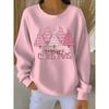 Christmas 3D Print Pullover Hoodie Womens Streetwear Loose Fit