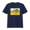 Tahitian Landscape Paul Gauguin Painting T Shirt Art for Her Him Lover Vintage Washed Comfortable Fashion Designer Clothes