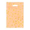 Party Favor Bags with Star Pattern Aluminum Foil Material Durable Handle Cutout for Gift Packaging and Event Use Multipurpose