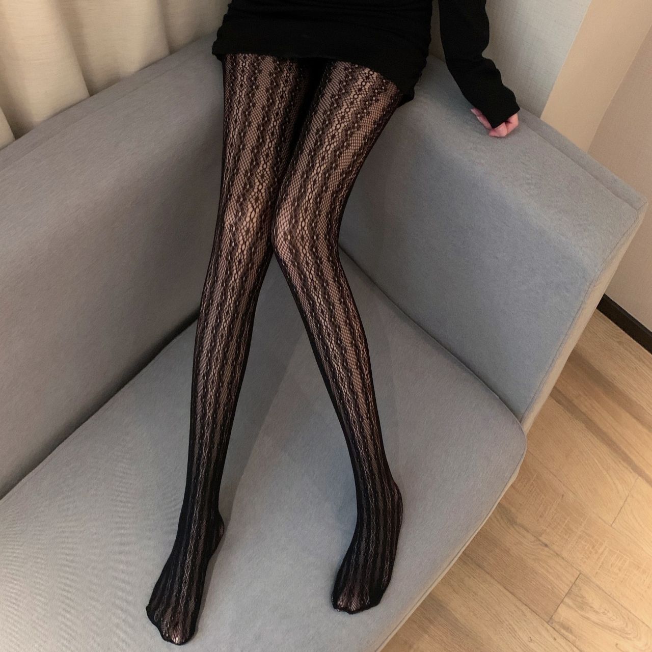 Collants Lolita Automne pour Femmes Bas en Dentelle Femme Creux Blanc Collants Féminins Chaussettes Filet Sculpté pour Femmes Collants à Motifs Tatouage One Size