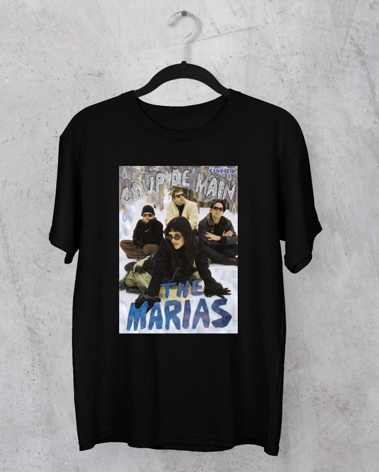 NEW The Marias band ALBUM black T-shirt Unisex All sizes S-5Xl 2F329 S