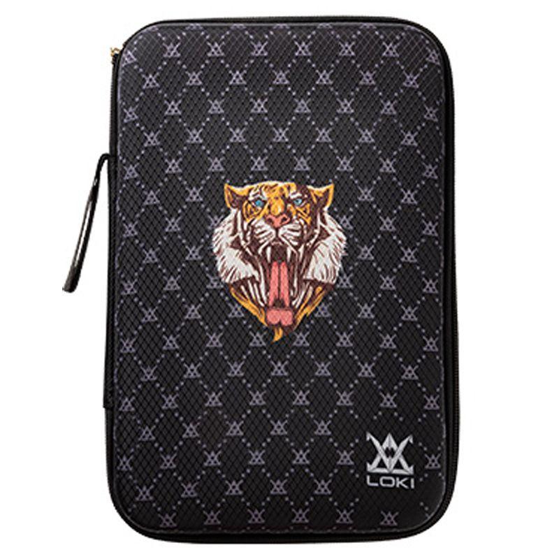 LOKI TIGER Table Tennis Racket Bag (Square, Hard Material) Ping Pong Bat Case