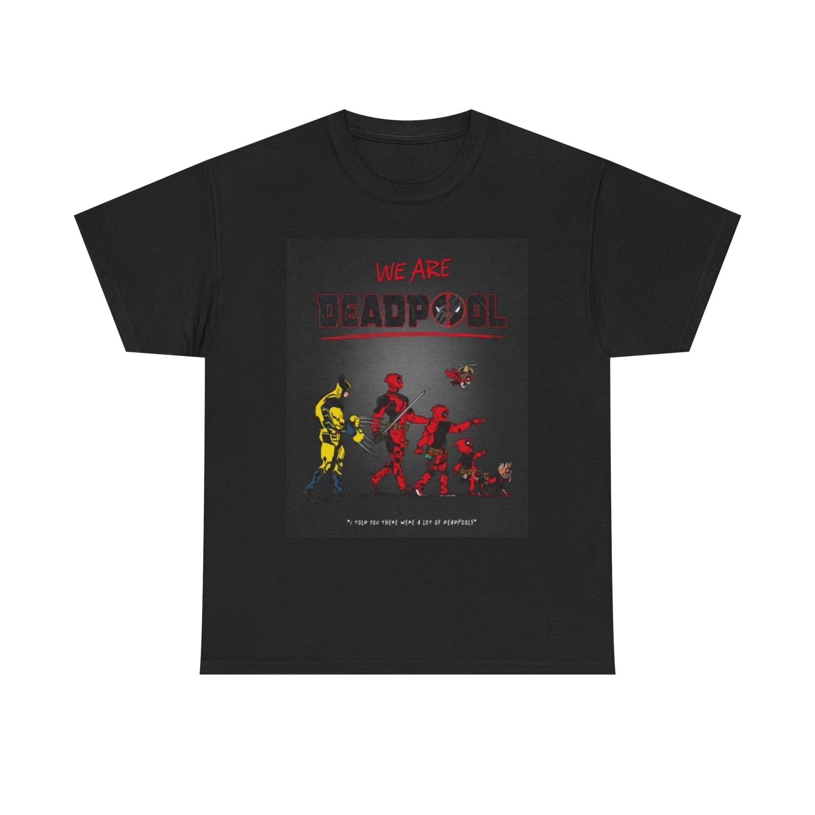 Men s and Women s T-shirts We Are Deadpool Graphic L