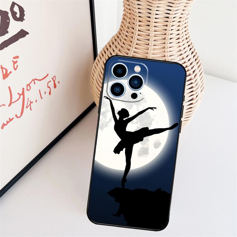 Ballett Tanz Handyhülle Für iPhone 16 Pro Max 15 14 13 11 12 17 Pro Max mini 15 16 Plus 16e 17 Air Cover