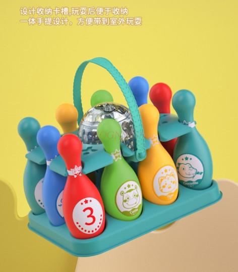Bowling Toys For Children Large Indoor Parent-Child Interaction Sports Lighting Kindergarten 3-Year-Old Baby Puzzle