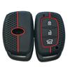 3/4 Buttons Silicone Car Remote Key Case Cover for Hyundai Creta Ix35 Ix45 I10 I30 I40 Tucson Santa Fe Rena Sonata Elantra