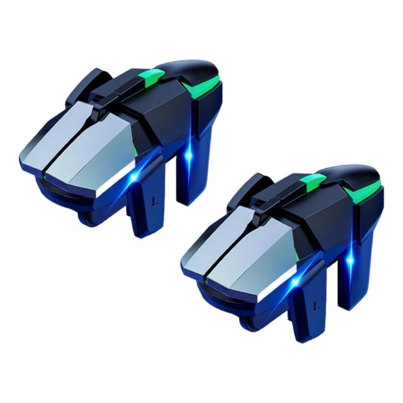 Pulsanti di Mira a 4/6 Dita Trigger per Giochi su Cellulare Controller per Shooter Pulsanti Trigger Accessori da Gioco