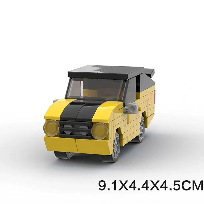City Speed Small Mini Car Truck Sedan Model Puzzle Children's Intellectual BUilding Blocks Toys Assembly Decorative Ornaments