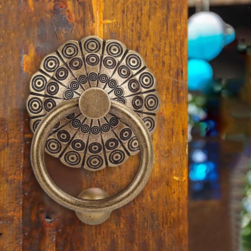 Maniglia per Porta in Ottone Resistente con Elevata Resistenza alla Corrosione Impugnatura Ergonomica Confortevole Facile da Installare per Uso Frequente