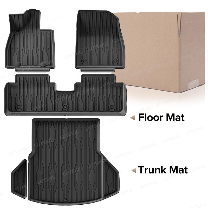 LUTEHIL All-Weather TPE Floor Mat Trunk Mat For BYD Seal 06 DMI DM-i 2025-2025 Custom Carpet Cover Auto Interior Accessories