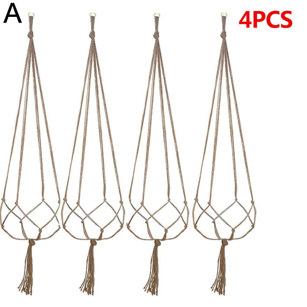 

90 см 14 шт. Цветочный горшок, пеньковая веревка, сетка для подвешивания, соломенная макраме, вешалка для растений, садовый держатель, ножки, подвесная веревка, корзина для балкона, инструменты для декора