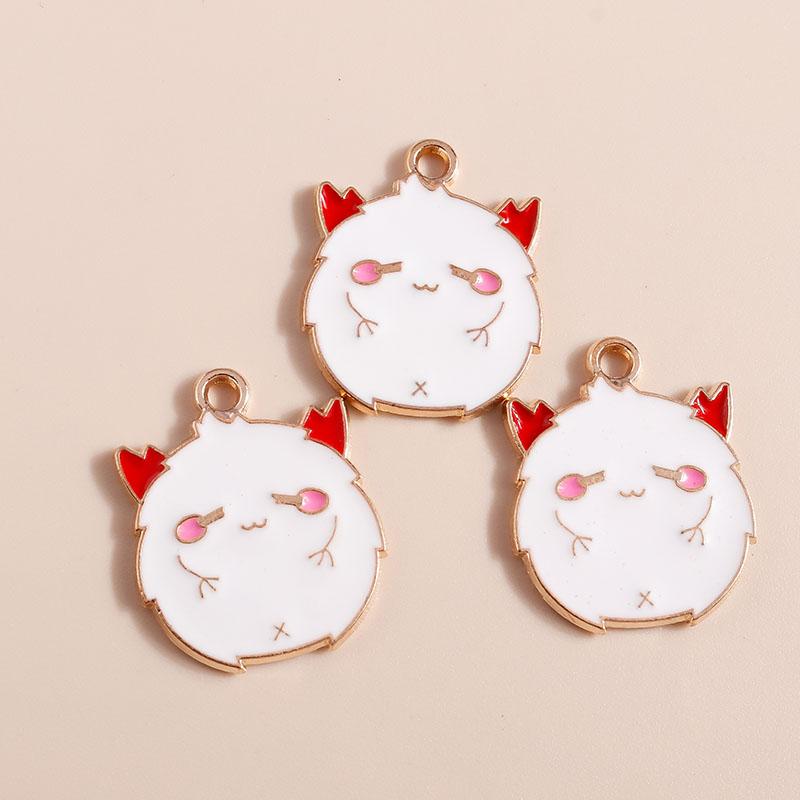 10pcs Mix Cute Enamel Halloween Charms Pumpkin Ghost Bat Charms Pendants for Jewelry Making DIY Earrings Necklace Accessories