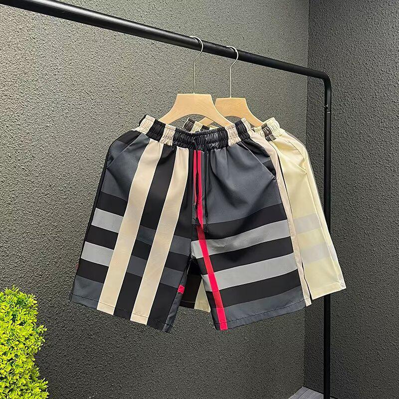 

Мужские модные летние повседневные шорты свободного кроя - Универсальный корейский стиль Medium чёрный