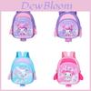Melody Kuromi Cinnamoroll Schultasche mit Cartoon-Muster und lastreduzierendem Design für Vorschulkinder