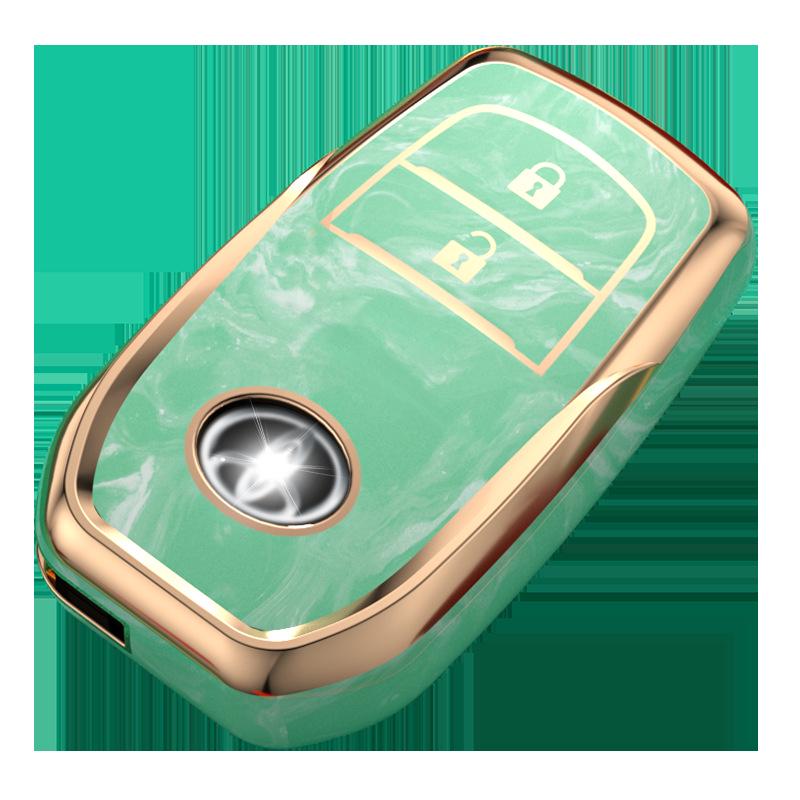 Toyota Autoschlüsselhülle für RAV4, Camry, Corolla, Levin, Highlander, Prado, Crown - Vollständig umschließend