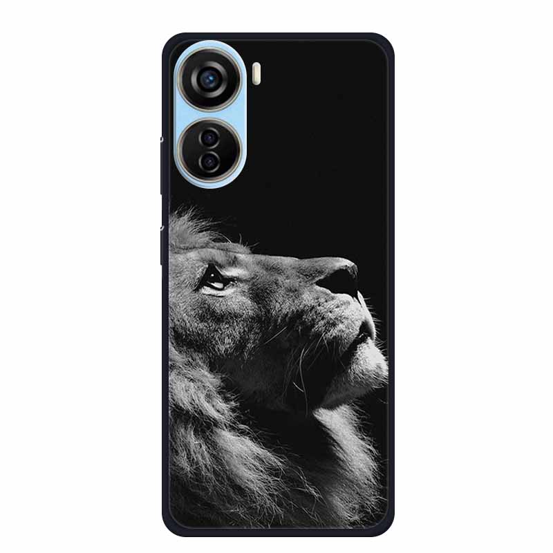 For ZTE Axon 40 LITE Case Popular Picture Black Silicone Soft Back Cover Case For ZTE Axon 40 Lite Case 40Lite Phone Cover Coque