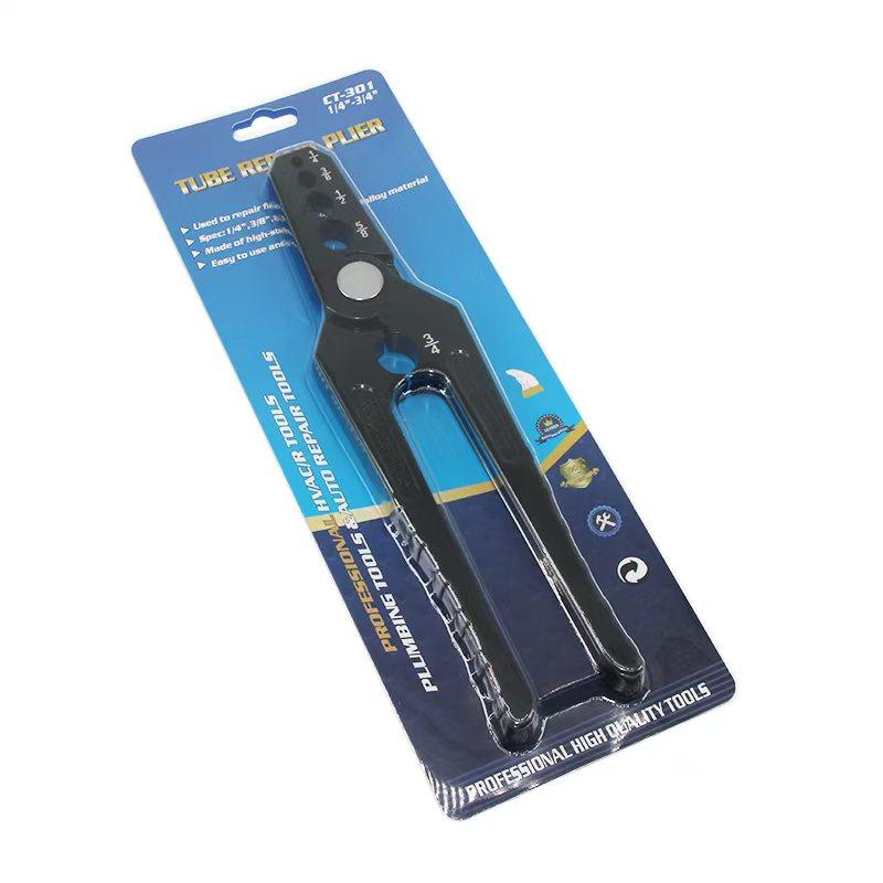 Copper Tube Rounder Flat Tube Repairer Pliers Copper pipe round pipe Air conditioning repair Refrigerator repair tools C