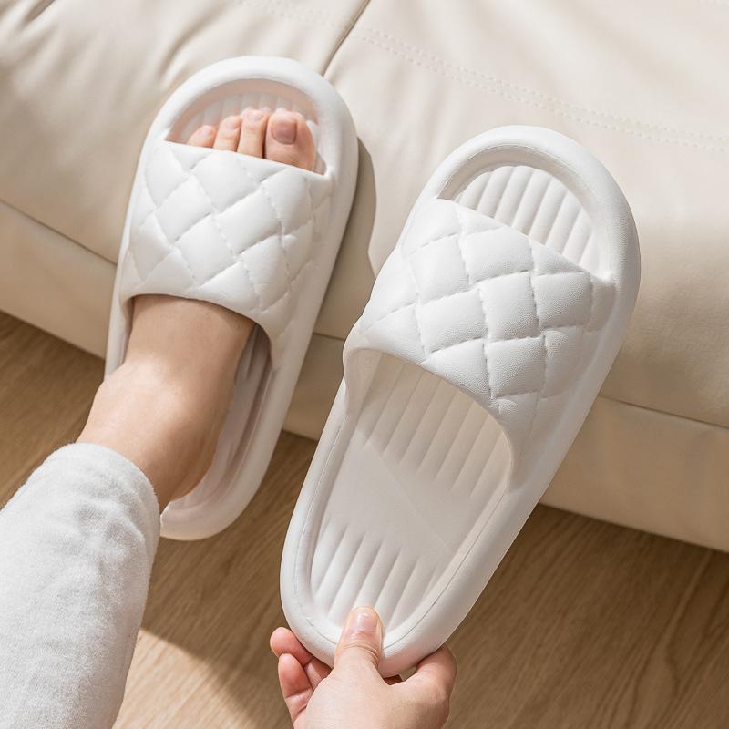 EVA thick-bottomed cool slippers women's summer non-slip and deodorant indoor home silent cool slippers can be worn outside