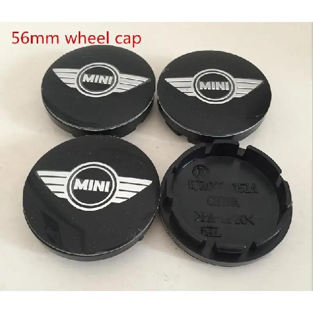 4pcs 56mm 60mm forMINI Car Emblem Wheel Hub Center Cap Badge Covers Sticker Decal Styling Accessories