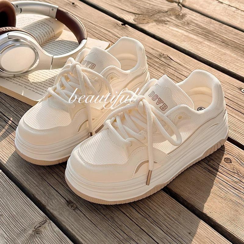 

Женские летние дышащие кроссовки из белой сетки 2025: Универсальная спортивная обувь на мягкой подошве Size 35