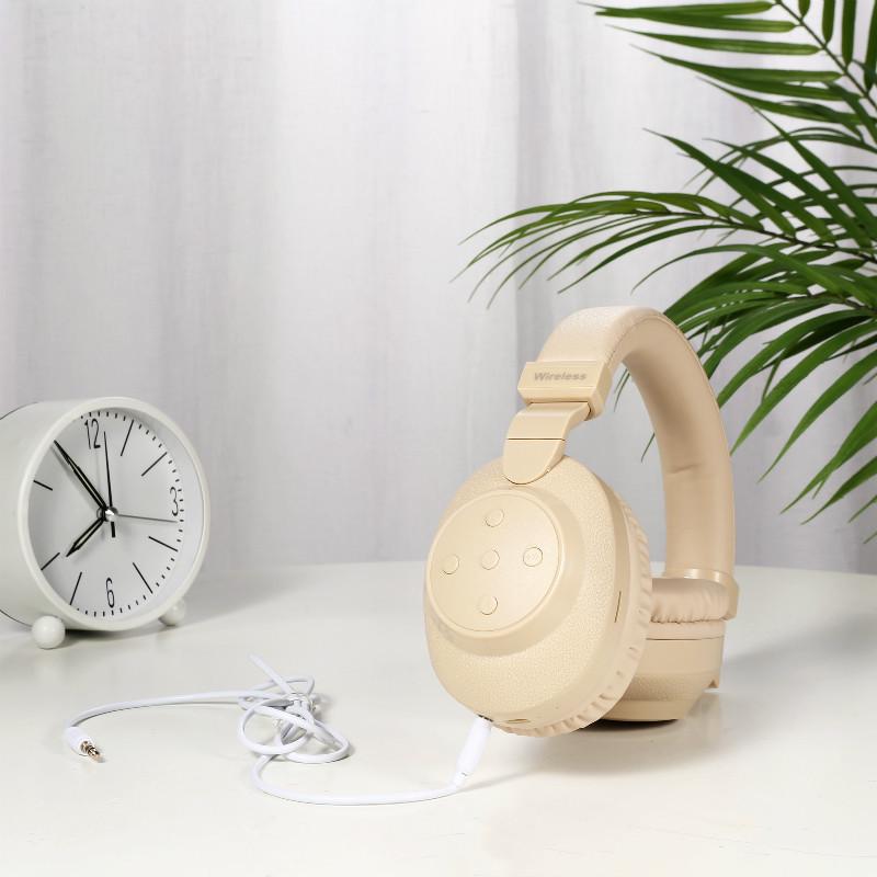 2025 Universal Wireless Bluetooth Headphones with Long Battery Life, Card Slot, and Earbuds for Men and Women