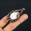 Pink Opal 999 Copper Wire Wrapped Pendant, Handmade Gemstone Pendant Jewelry, Gifts For Wife Brand New Pendant